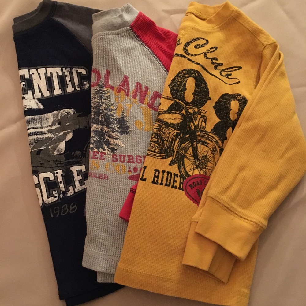 Boy’s Lot of 3 Arizona Sz 4T L/S Thermal Shirts